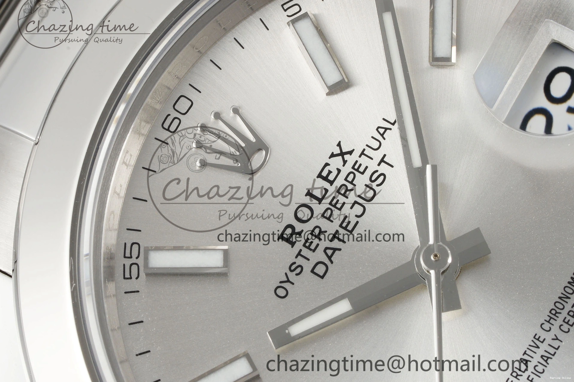 1227 DateJust 41 SS Polished Bezel KING 1:1 Best Edition 904L Steel Silver Stick Dial on Oyster Bracelet VR Flexible 2167